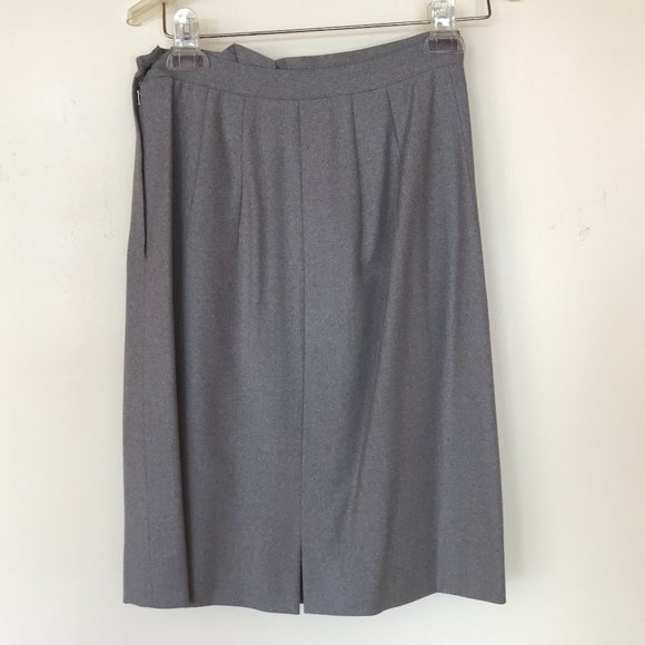 Vintage 1950s Dan Millstein Gray Wool Skirt Suit - Picture 11 of 14